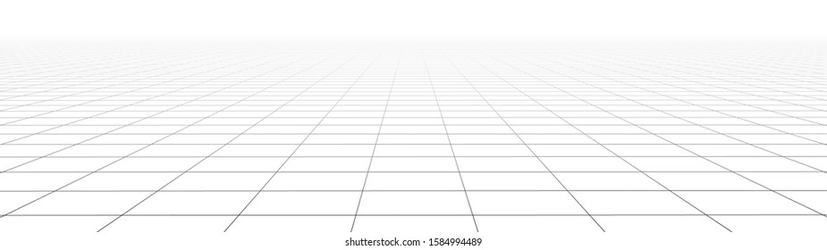376 Perspective Grid Floor Tile Detailed Lines White Background Images