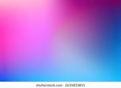 Vector gradient with smooth transition of pink, blue, and purple shades, perfect for trendy backgrounds, digital artwork, creative layouts, and vibrant modern designs.