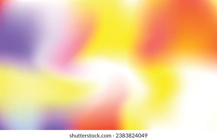Fondo de moda de gradiente vectorial. fondo de fondo de fondo de fondo de papel pintado de colores vivos y borrosos.