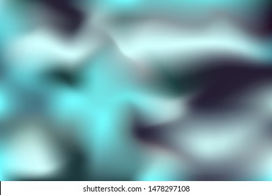 Vector gradient turquoise, white and black. Saturated colors make up the haze effect. Horizontal abstract illustration for web background, banner, flyer, card