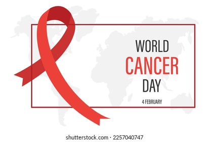 gradiente vectorial mundial de fondo del día del cáncer eps 10.