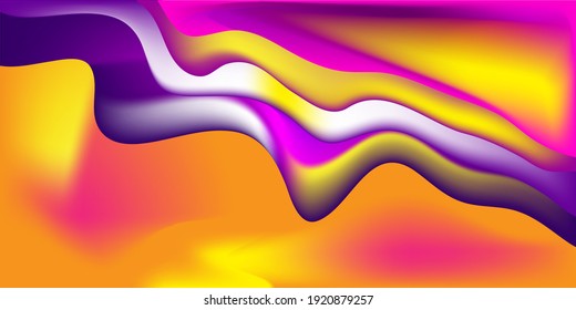 Vector gradients bright color design