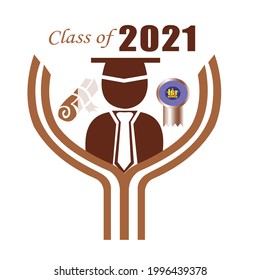 Vector Graduation class design template
