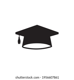 Vector Graduation Hat Collection For students who graduate Isolated on white background
