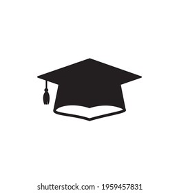 Vector Graduation Hat Collection For students who graduate Isolated on white background