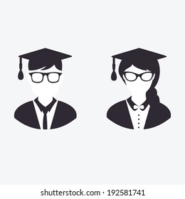 Vector Graduation Icon