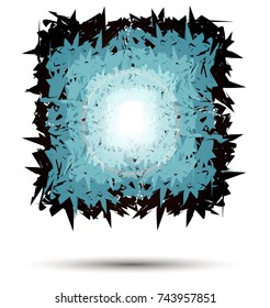 Vector graffiti abstract background for sample text