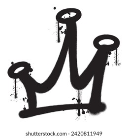 Dibujo vectorial aislado de pintura con spray