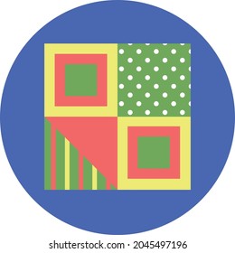 Vector grafic geometric icon illustration