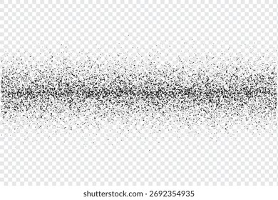 Fondo de ruido de grano de Vector con puntos de puntillismo y textura de gradiente punteado, patrón granulado de semitono y efecto de dotwork abstracto