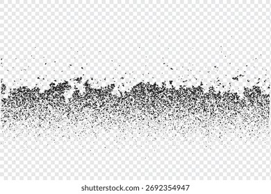 Vector grain noise background with pointillism dots and stipple gradient texture, halftone grainy pattern and abstract dotwork effect
