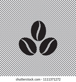 Vector grains coffee icon on a transparent background