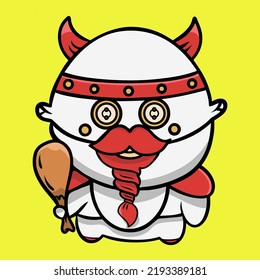 Vector Grand Father Character Artwork illustration 