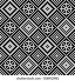 Vector grandma knitting pattern for Ugly Sweater with Ship Wheels