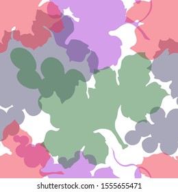 Vector Grape berry healthy food. Black and white engraved ink art. Seamless background pattern. Fabric wallpaper print texture.