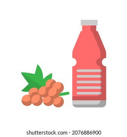 Vector grape juice flat icon, food and drink related 64x64 Pixel, whitebackground