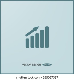 vector graph button