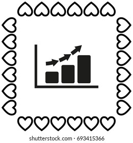 vector graph button