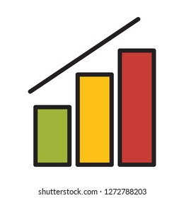 vector graph icon
