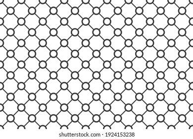 Vector graph seamless. Grid line. Seamless cage texture.