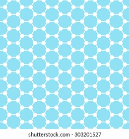 Vector Graphene Flat Icon. Science Illustration. Seamless Pattern