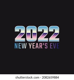 gráfico vectorial de la víspera de Año Nuevo 2022 bueno para la celebración de la víspera de Año Nuevo 2022. diseño plano. diseño de volante.ilustración plana.