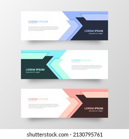 Vector Graphic of Abstract Banner Design. with modern Blue, Orange and Green color scheme. Suitable for banner sale, presentation, promotion, flyer, poster and brochure.