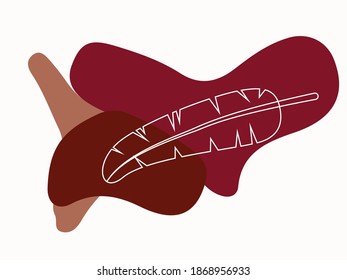 Vector graphic of Abstract contemporary modern trendy style. Hand drawn various shapes and doodle objects with pastel colors. Suits for posters, wall decoration, postcard or brochure cover design.
