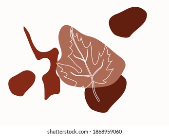 Gráfica vectorial de estilo abstracto moderno y moderno. Dibujaron a mano varias formas y objetos de doodle con colores pastel. Suits para afiches, decoración de paredes, diseño de carteles o folletos.
