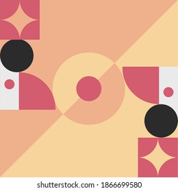 Vector graphic of abstract geometric 