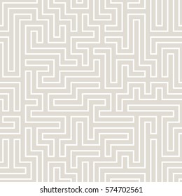 Vector graphic abstract geometry  maze pattern. subtle seamless geometric background . subtle pillow and bed sheet design. unique art deco. hipster fashion print
