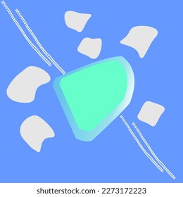 Vektorgrafik einer abstrakten Illustration, geeignet für die Präsentation und den Hintergrund