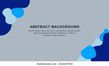 Vector graphic of abstract liquid background. with copy space and and using blue and grey color scheme. Suitable for background of web banner