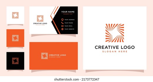 Vector graphic of abstract logo design template
