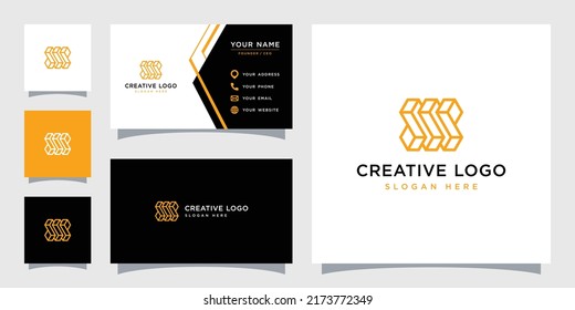 Vektorgrafik einer abstrakten Logo-Designvorlage
