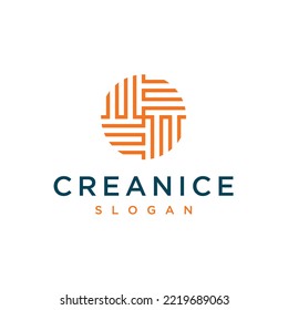 Vector graphic of abstract logo design template