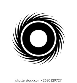 Vector graphic of abstract round windmill logo with modern style. This vector is perfect for company logo, template, banner, t-shirt design, decoration, wallpaper and branding etc.
