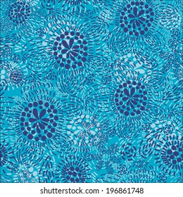 Vector graphic abstract seamless pattern.