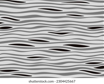 Vector graphic with abstract wave pattern in shades of gray.