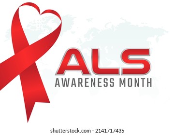 vector graphic of ALS awareness month good for ALS awareness month celebration. flat design. flyer design.flat illustration.