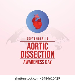 vector graphic of Aortic Dissection Awareness Day ideal for Aortic Dissection Awareness Day celebration.