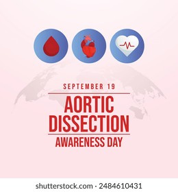 vector graphic of Aortic Dissection Awareness Day ideal for Aortic Dissection Awareness Day celebration.