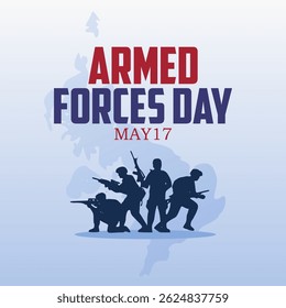 vector graphic of Armed Forces Day ideal for Armed Forces Day celebration