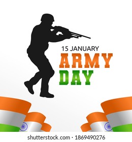 vector graphic of army day good for army day celebration. flat design. flyer design.flat illustration.