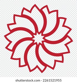 Es arte gráfico vectorial y flores 