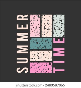 Vector graphic art illustration, hello summer theme, for designing t-shirts, shirts, hoodies, posters, banners, flyers, postcards.