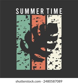 Vector graphic art illustration, hello summer theme, for designing t-shirts, shirts, hoodies, posters, banners, flyers, postcards.