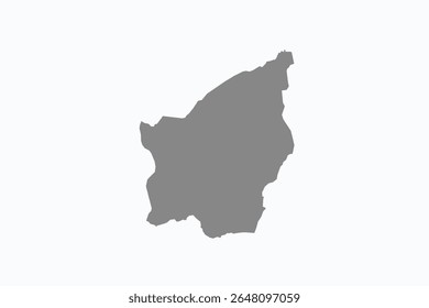 Vector graphic artwork suitable for print and web containing flat detailed map of SAN MARINO