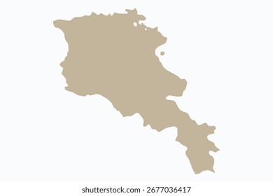 Obra de arte gráfica de Vector adecuada para impresión y Web que contiene un mapa detallado plano de ARMENIA