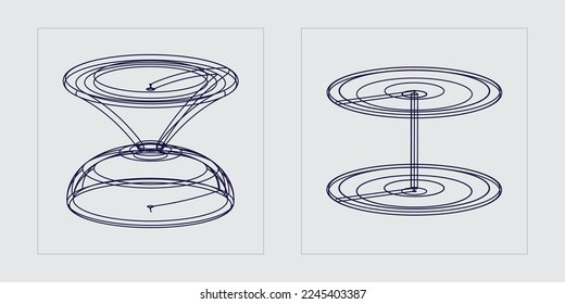 Vector Graphic Assets Set. Big collection of abstract graphic geometric symbols. Modern abstract forms. Anti-design. Vector illustration